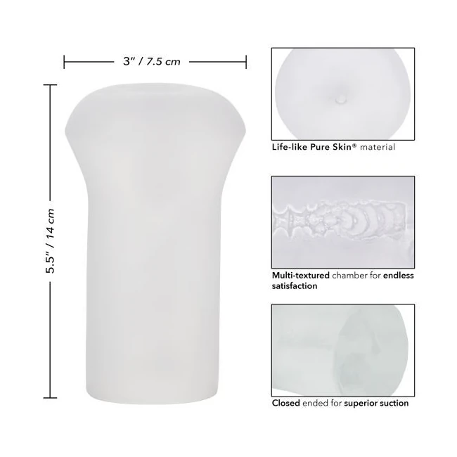 Boundless Stroker- Frost - Grip, Control, and Ease of Use