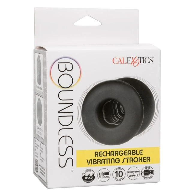 Boundless Vibrating Stroker Rechargeable - Experience Unmatched Pleasure with the Boundless Vibrating Stroker