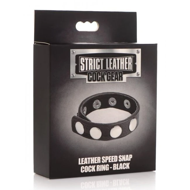 Cg Leather Speed Snap Cockring - Key Details