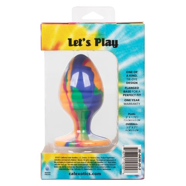 Cheeky Large Swirl Tie Dye Plug - Features & Specifications