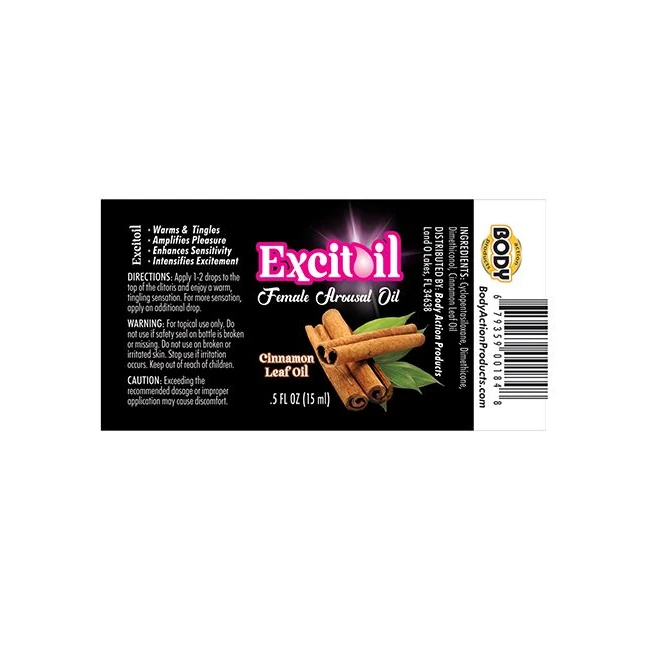 Cinnamon Arousal Oil 0.5 Oz - Product Overview