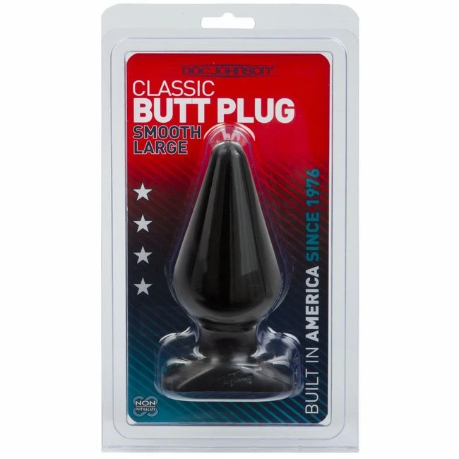 Classic Butt Plug-black Large Cd - How It Feels