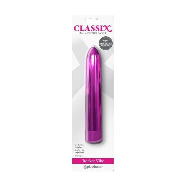 Classix Rocket Vibe Pink 7 in Metallic - Design and Materials