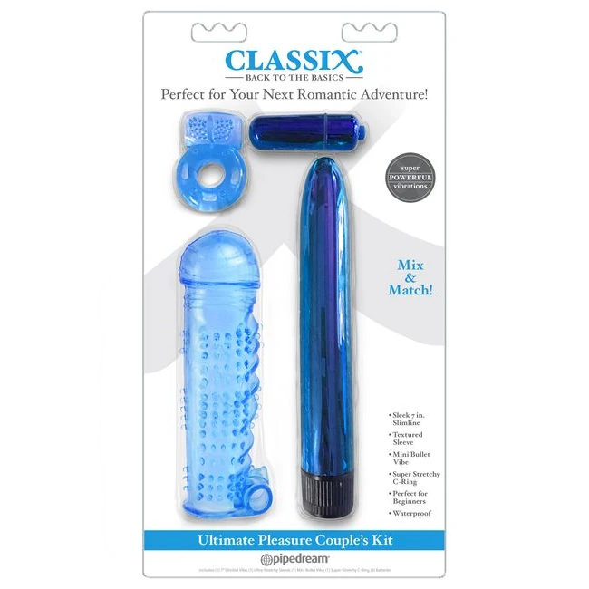 Classix Ultimate Pleasure Couples Kit - Vibration Modes and Stimulation