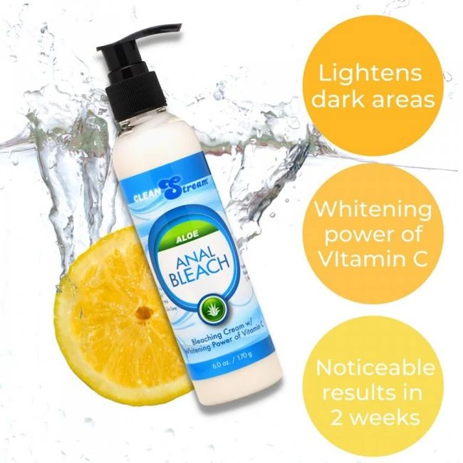 Cleanstream Anal Bleach W/ Vitamin C & Aloe 6 Oz - Shape & Comfort