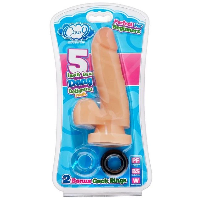 Cloud 9 5 Dildo Light Color W/ 2 Bonus Cock Rings " - Features & Benefits