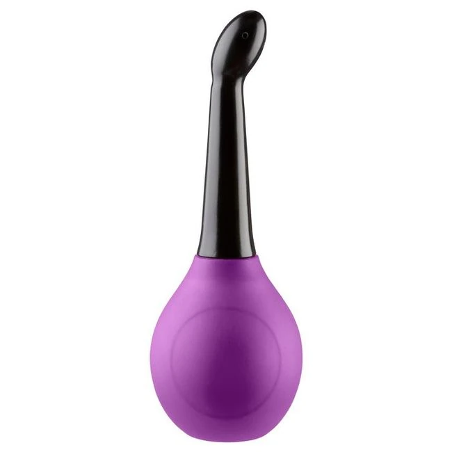 Cloud 9 Fresh + Deluxe Anal Soft Tip Enema Douchew/ Ez Squeeze Bulb - Shape & Comfort