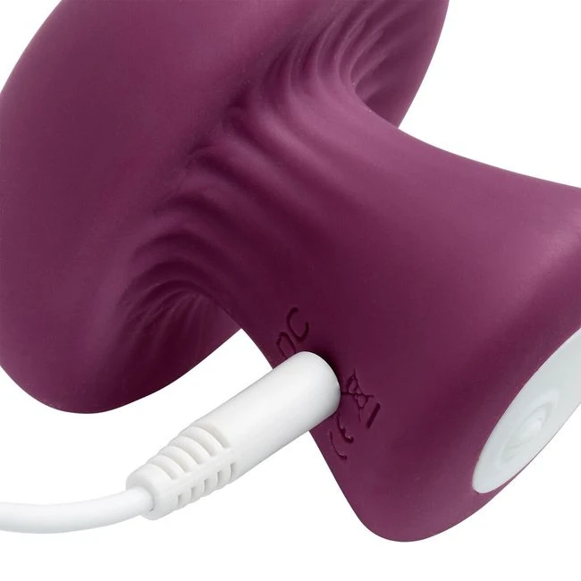 Cloud 9 Health & Wellness Plum Personal Mushroom Massager - Vibration Modes and Features