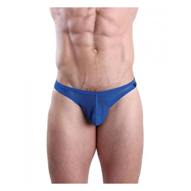 Cocksox Mesh Enhancing Pouch Thong Tranquil Blue - Design Details