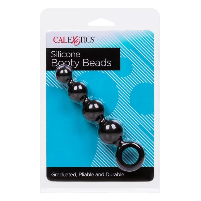 Coco Licious Booty Beads Black - Graduated Sizing & Usage