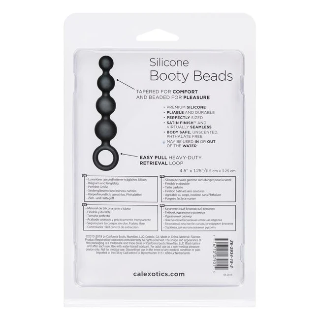 Coco Licious Booty Beads Black - Material &amp; Safety