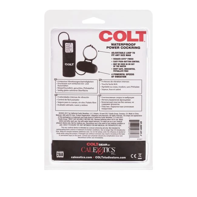 Colt Power Cockring W/p - Key Details