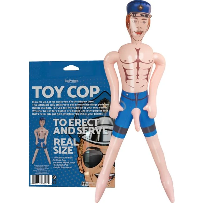 Cop Inflatable Party Doll - Overview