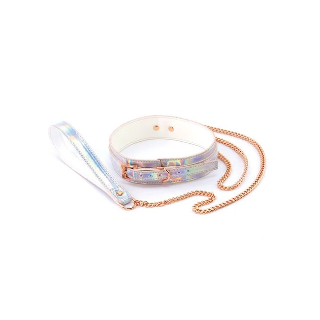 Cosmo Bondage Collar & Leash Rainbow - Build & Quality