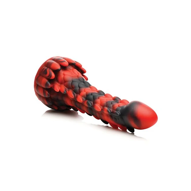Creature Cocks Demon Rising Scaly Dragon Silicone Dildo - Material Feel & Safety