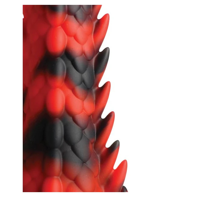 Creature Cocks Demon Rising Scaly Dragon Silicone Dildo - Size & Fit