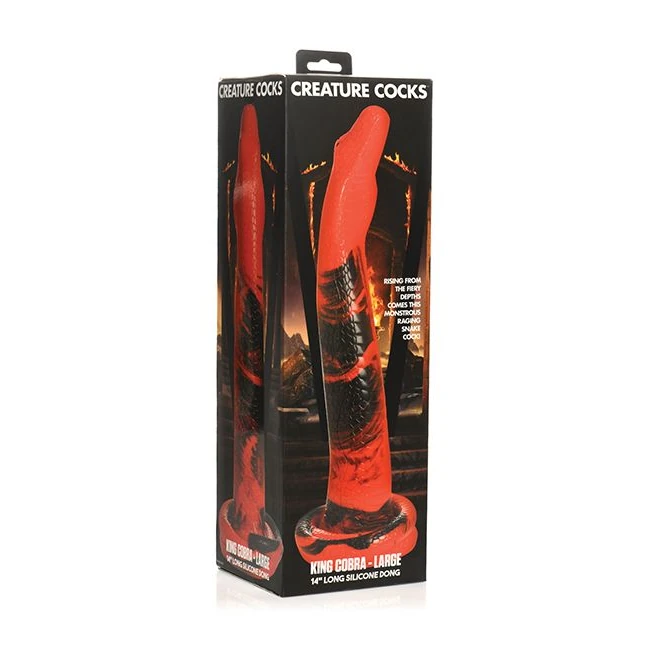 Creature Cocks King Cobra 14in Large Long Dildo - Power & Performance