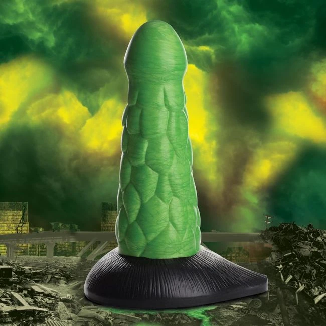 Creature Cocks Radioactive Reptile Thick Scaly Dildo - Physical Dimensions & Specifications