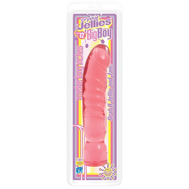 Crystal Jellies Big Boy Dong - Material & Feel