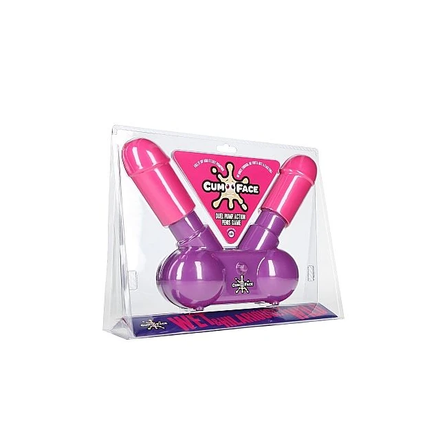 Cum Face Duel Pump Action Penis Game - Overview