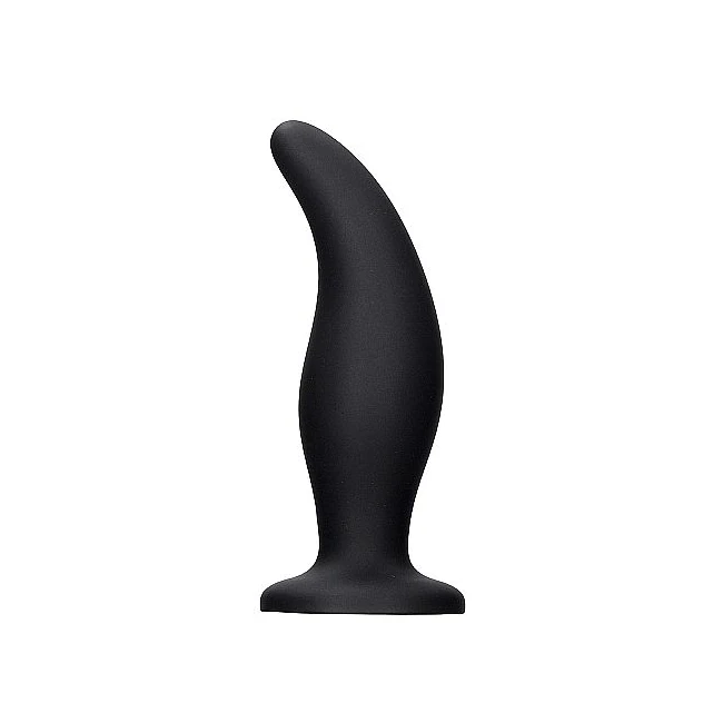 Curve Butt Plug Black - Graduated Sizing and Dimensions