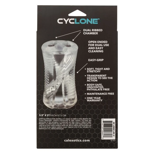 Cyclone Dual Ribbed Stroker - Material and Feel