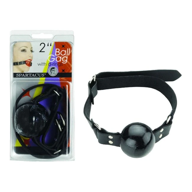 2in Black Ball Gag W/d Rin - Build & Quality