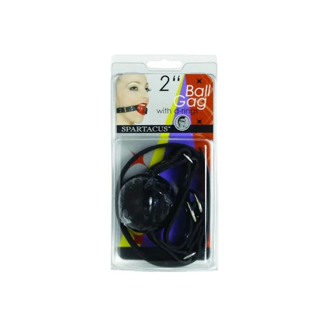 2in Black Ball Gag W/d Rin - Materials and Design
