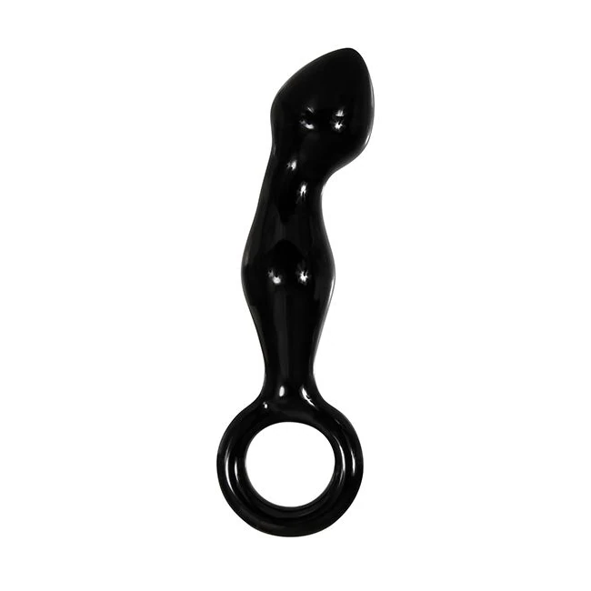 Adam & Eve Adams Glass Prostate Massager - Temperature Play and Sensory Enhancement