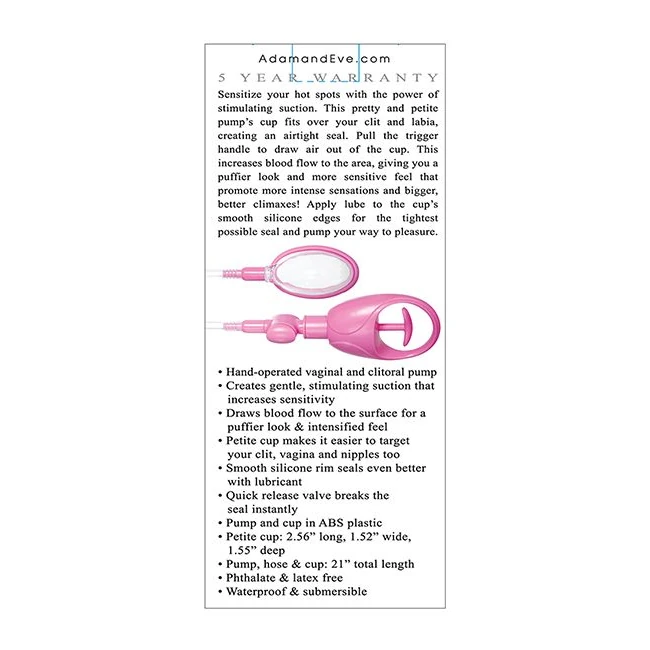 Adam & Eve Eve's Petite Pu - Overview