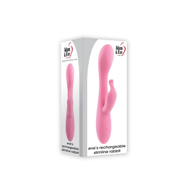 Adam & Eve Eves Rechargeab Slimline Rabbit - Power & Performance