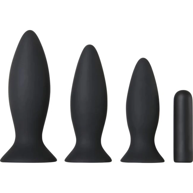 Adam & Eve Rechargeable Vibrating Anal Kit - Sizes & Specifications