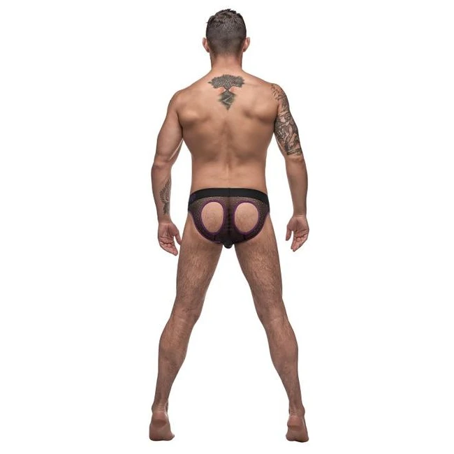 Airotic Mesh Butt Out Biki Large Black - Build & Quality