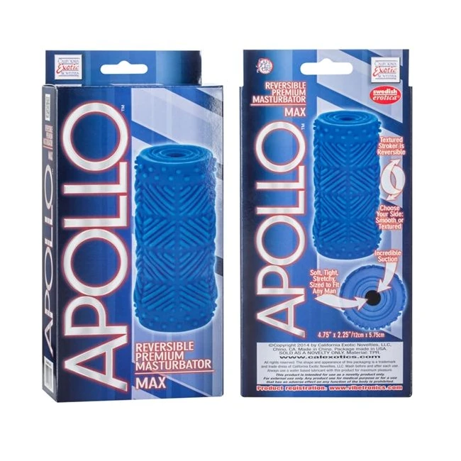 Apollo Reversible Masturba Max Blue - Vibration Modes
