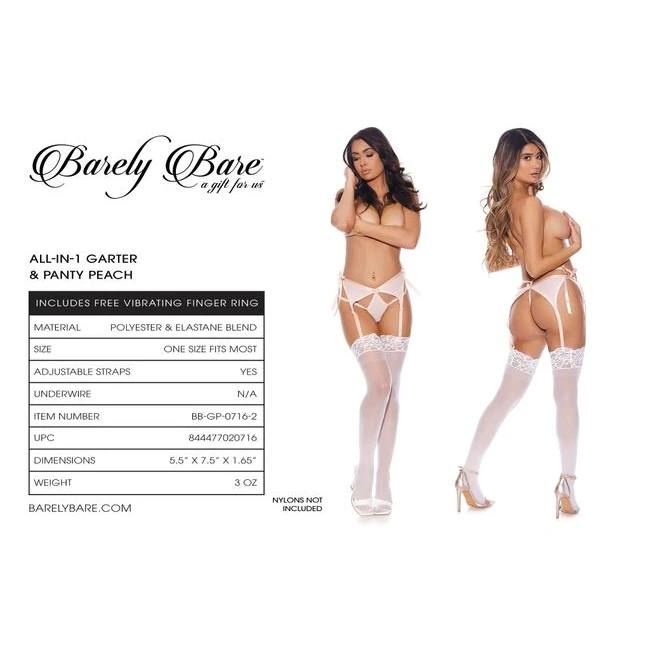 Barely Bare All-in-one Gar & Panty - Design Details