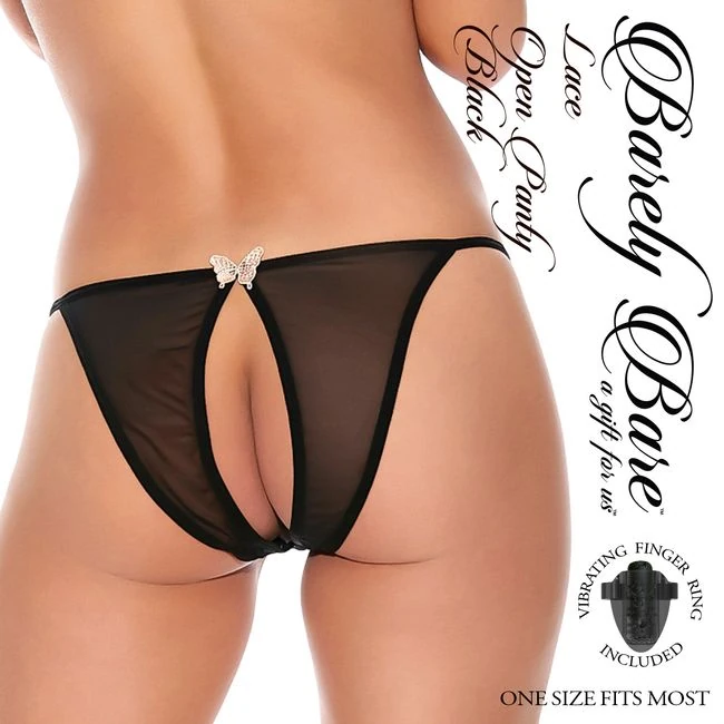 Barely Bare Lace Open Back Panty - Design Details