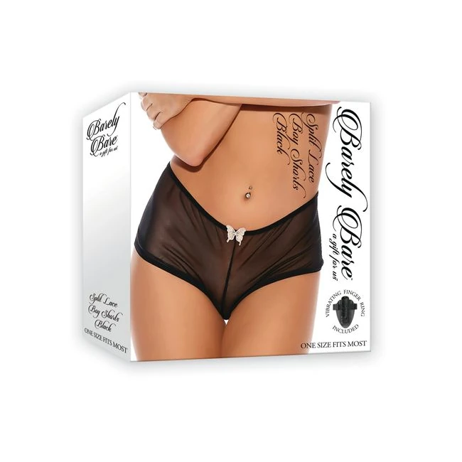 Barely Bare Split Lace Boy Shorts - Fit & Sizing