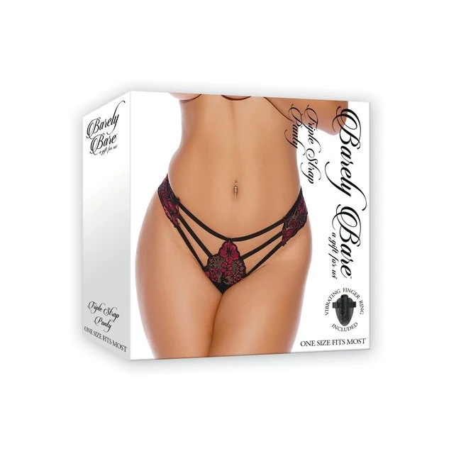 Barely Bare Triple Strap P - Fabric & Feel