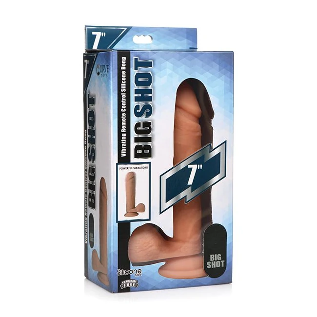 Big Shot 7in Vibrating Dil Balls & Remote - Power & Performance