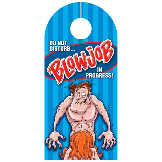 Blowjob in Progress Door Hanger - Internal Texture