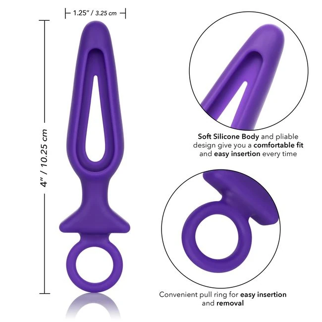 Booty Call Silicone Groove Probe Purple - Power & Performance