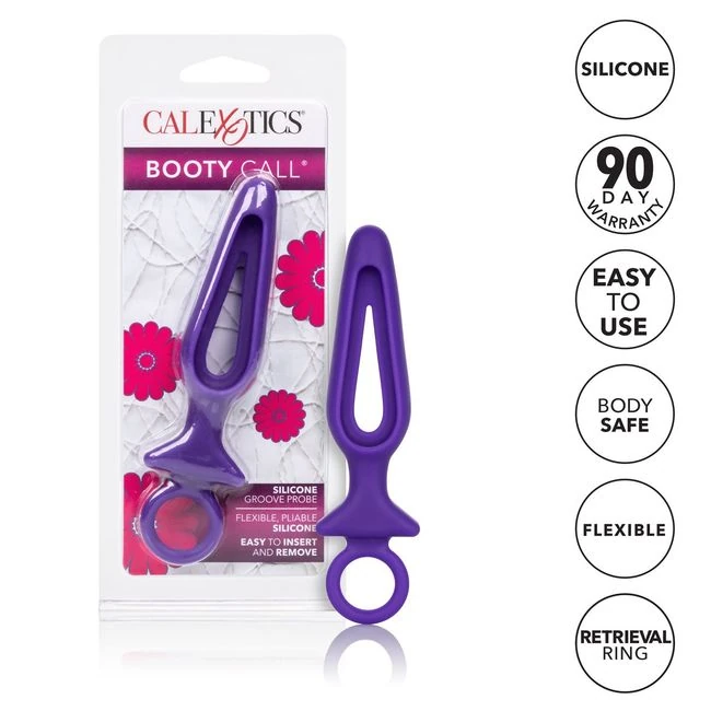 Booty Call Silicone Groove Probe Purple - Features