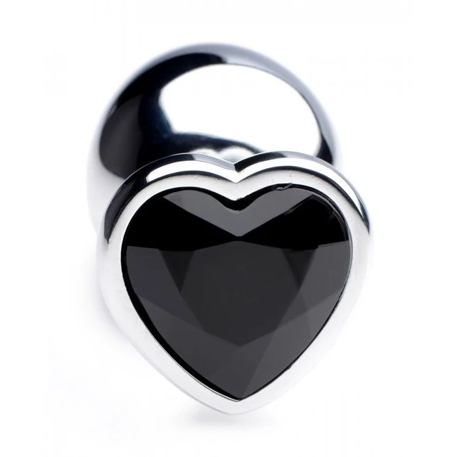 Booty Sparks Black Heart G Anal Plug Large - Physical Specifications