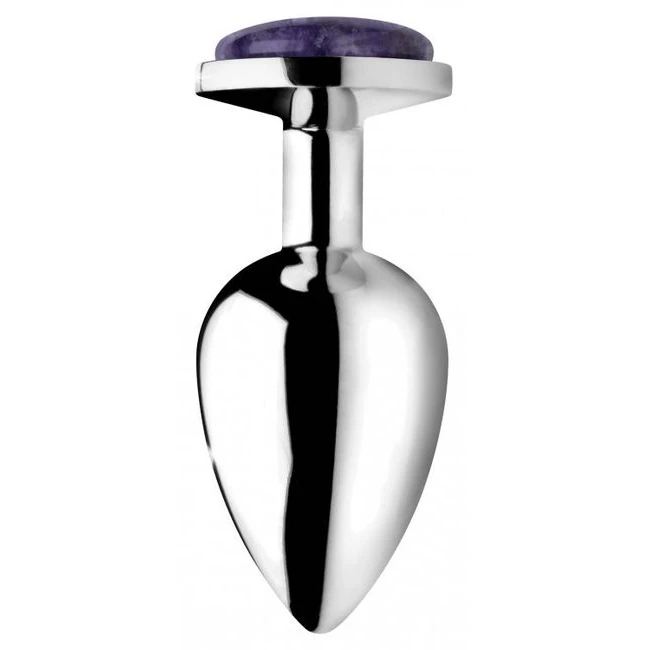 Booty Sparks Gemstones La Anal Plug Amethyst - Shape & Comfort