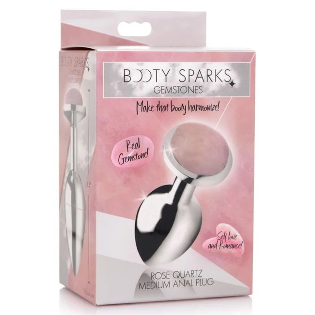 Booty Sparks Gemstones Me Anal Plug Rose Quartz - How It Feels