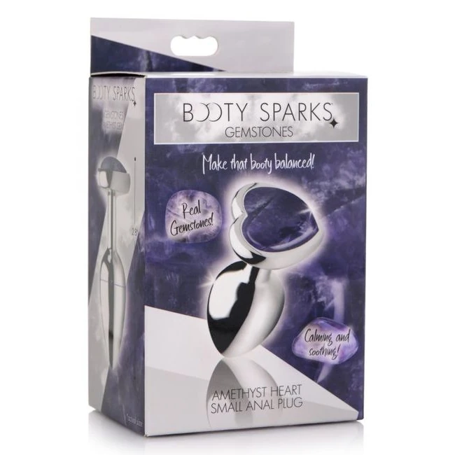 Booty Sparks Gemstones Heart Anal Plug - How It Feels