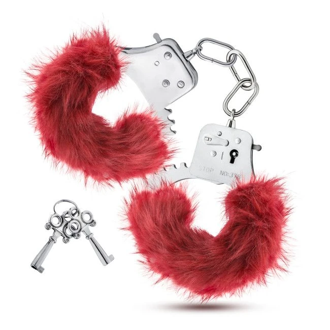 Temptasia Plush Fur Cuffs - Luxurious Feel and Adjustable Comfort