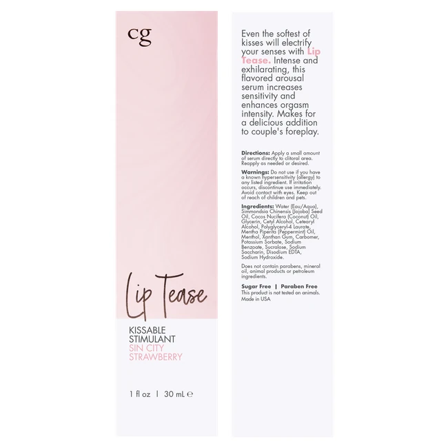 Cgc Lip Tease Kissable Stimulant - What Stands Out