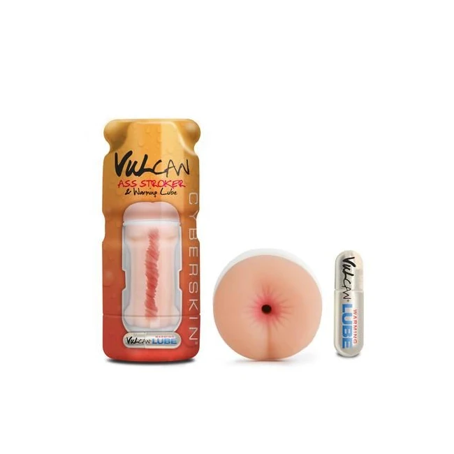 Cyberskin Vulcan Ass Strok W/ Warming Lube - Internal Texture and Stimulation