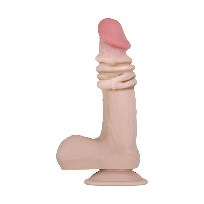 Evolved 7.75in Flexaskin Poseable Dildo Light - Material & Feel